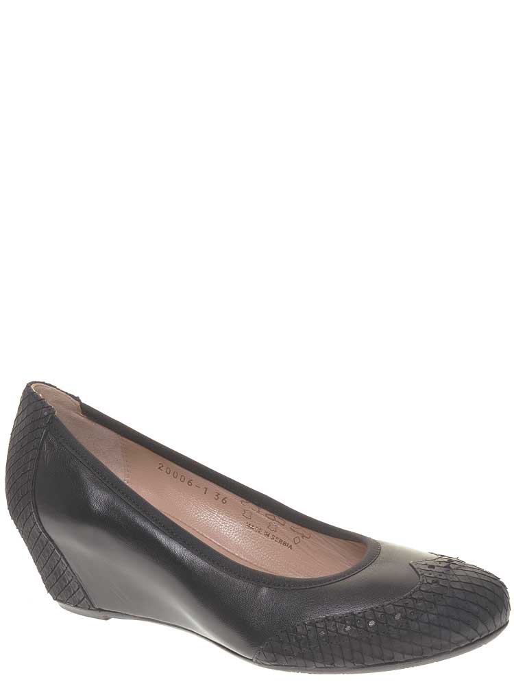 Туфли Olivia женские демисезонные, размер 37, цвет черный, артикул 20006-1