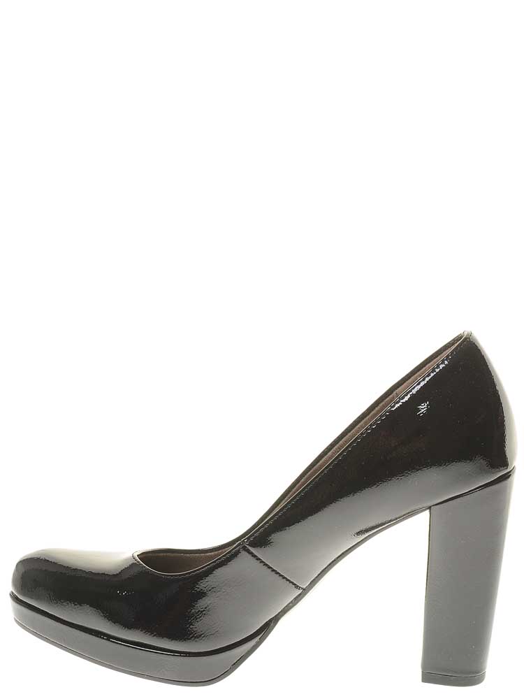 Туфли Tamaris (black patent) женские демисезонные, размер 36, цвет черный, артикул 22435-27-018 - фото 2