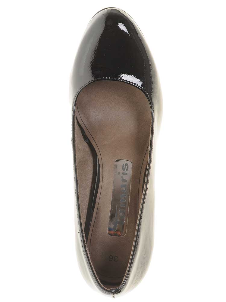Туфли Tamaris (black patent) женские демисезонные, размер 36, цвет черный, артикул 22435-27-018 - фото 6