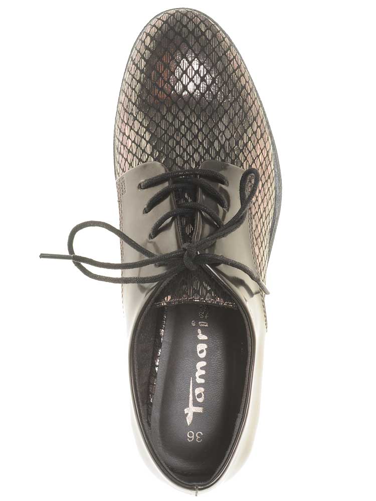 Туфли Tamaris (pewt. st./grap) женские демисезонные, размер 41, цвет черный, артикул 23310-27-909 pewt. st./grap - фото 6