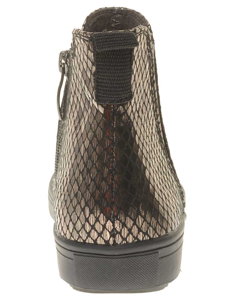 Ботинки Tamaris (pewter struct.) женские демисезонные, размер 37, цвет коричневый, артикул 25441-27-964 - фото 4