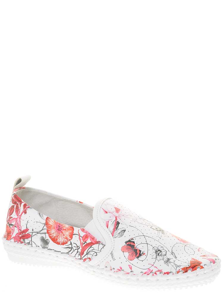 Туфли Francesco (nappa bianco/rosso) женские летние, цвет комбинированный, артикул 794, размер RUS nappa bianco/rosso - фото 1