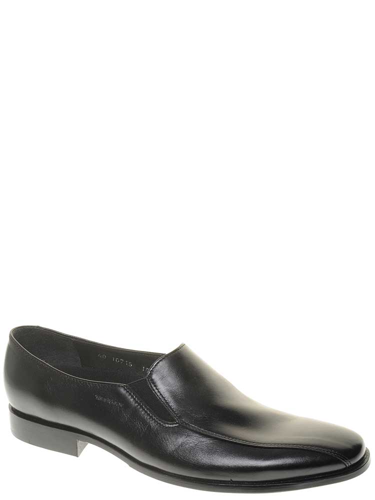 Туфли TopMan мужские демисезонные, размер 40, цвет черный, артикул 10716-15