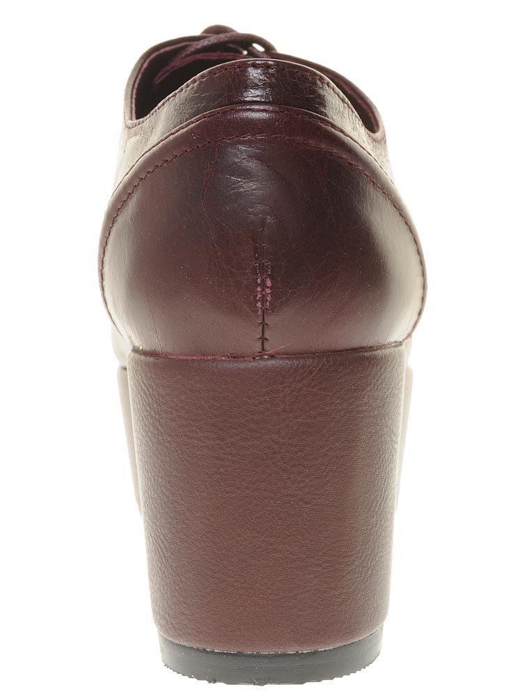 Туфли Francesco (nappа/bordo/nero) женские демисезонные, размер 40, цвет бордовый, артикул 107 nappа/bordo/nero - фото 4