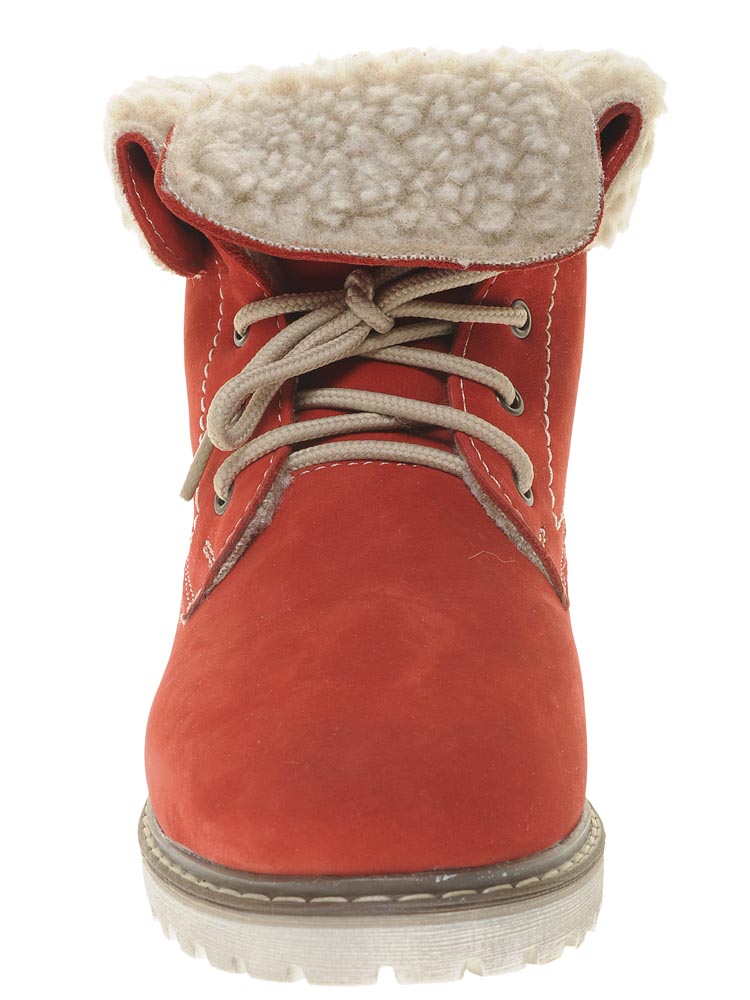 Ботинки Shoiberg женские зимние, цвет красный, артикул 807-02-01-15, размер RUS - фото 3