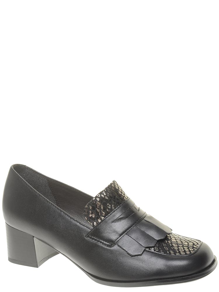 Туфли Alpina женские демисезонные, размер 39, цвет черный, артикул 8625-12