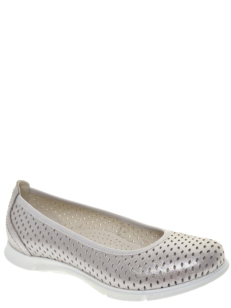 Туфли Meditec Balance женские летние, размер 36, цвет серебряный, артикул 3854-399
