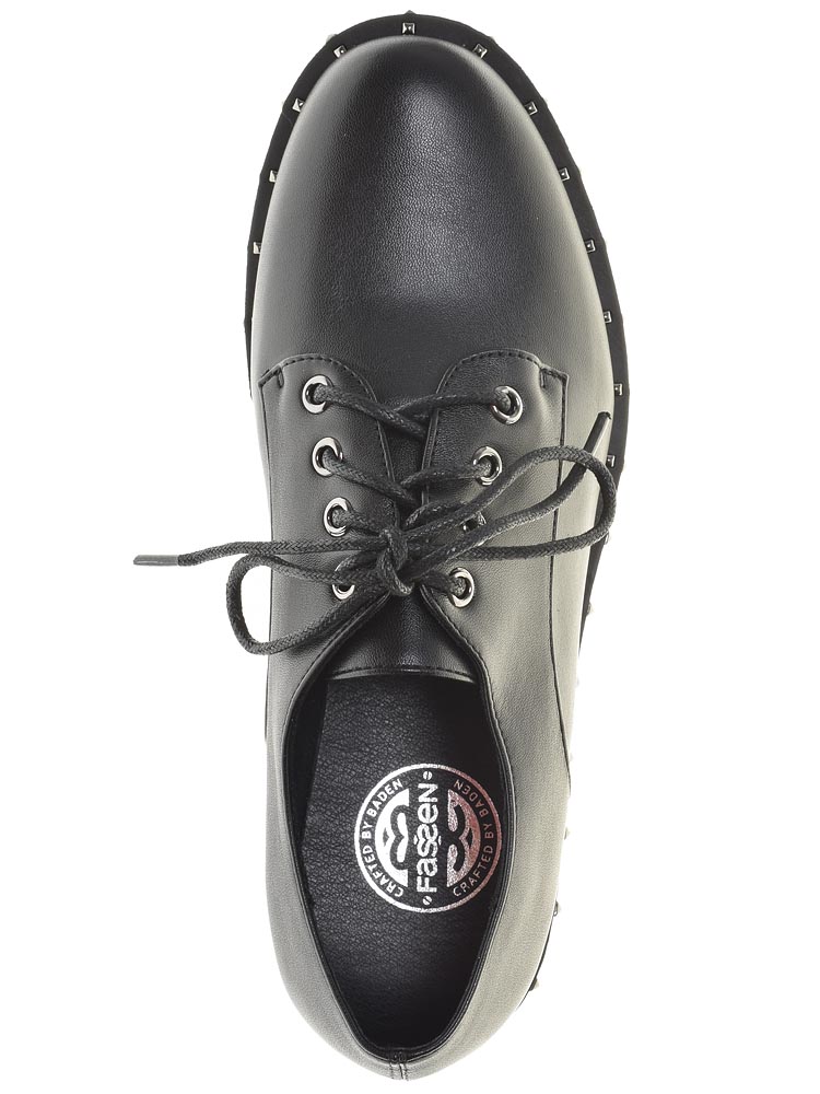 Туфли Fassen женские демисезонные, размер 37, цвет черный, артикул KD109-011 - фото 6