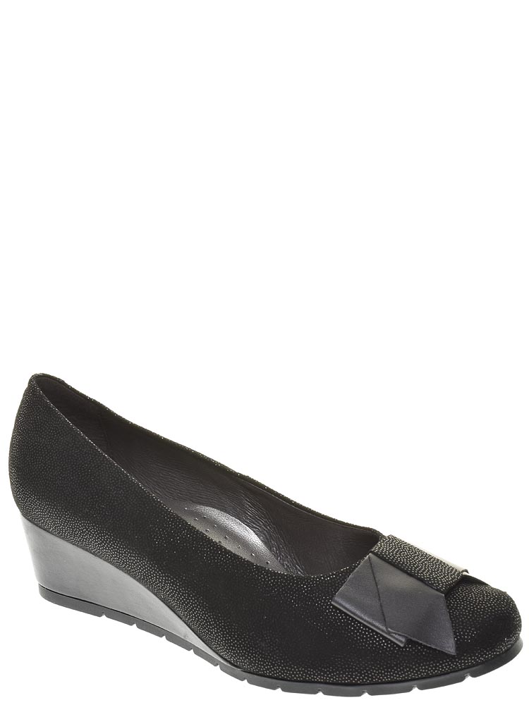 Туфли Alpina женские демисезонные, цвет черный, артикул 01-8636-52