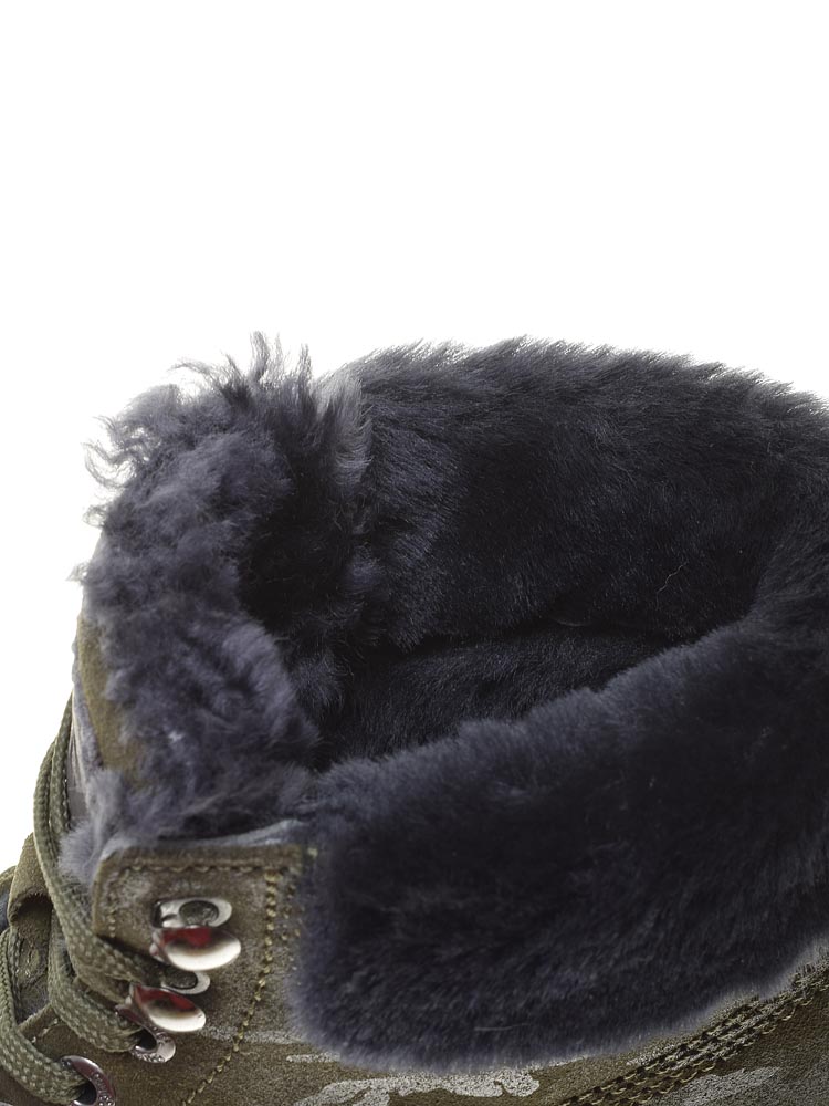 Ботинки Gut женские зимние, цвет хаки, артикул 5494, размер RUS - фото 6
