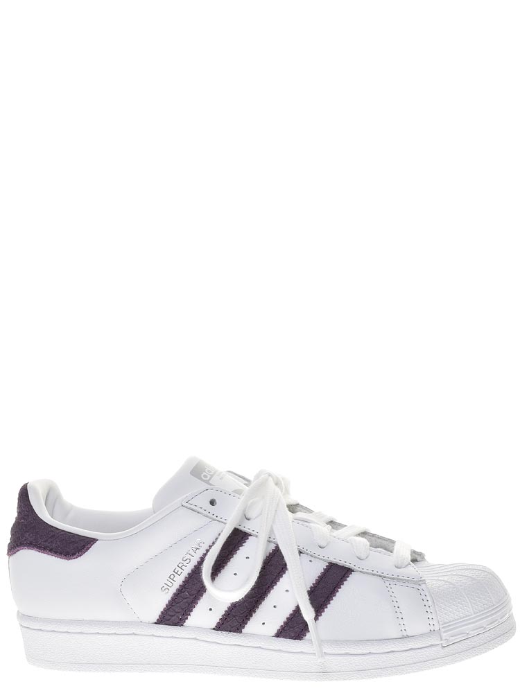 Кроссовки Adidas (Superstar) женские демисезонные, цвет белый, артикул B41510