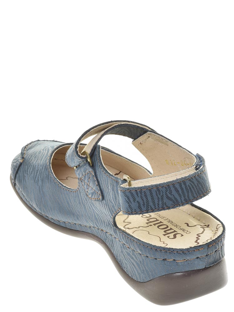Туфли Shoiberg женские летние, размер 38, цвет синий, артикул 812-04-12-12 - фото 4