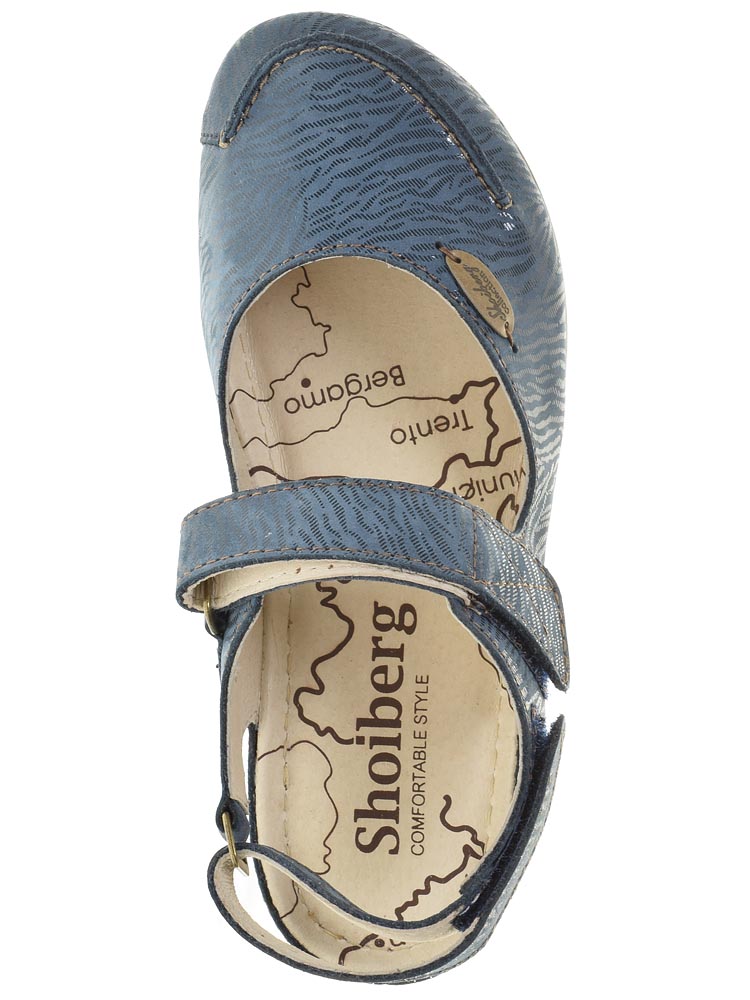 Туфли Shoiberg женские летние, размер 38, цвет синий, артикул 812-04-12-12 - фото 6