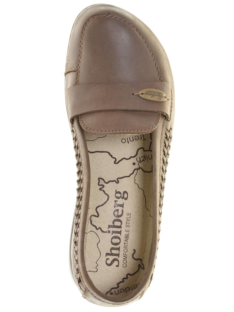 Туфли Shoiberg женские летние, цвет коричневый, артикул 812-04-15-02, размер RUS - фото 6