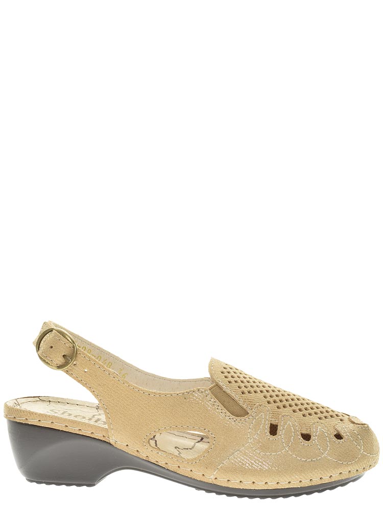 Туфли Shoiberg женские летние, размер 38, цвет бежевый, артикул 812-07-08-04B - фото 2