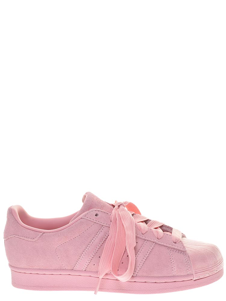 Кроссовки Adidas (Superstar) женские демисезонные, цвет розовый, артикул CG6004