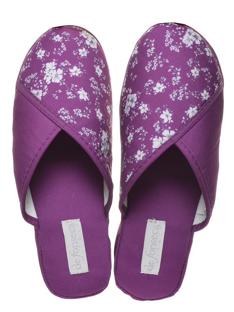 Тапочки Defonseca женские демисезонные, цвет фиолетовый, артикул PALERMO W402