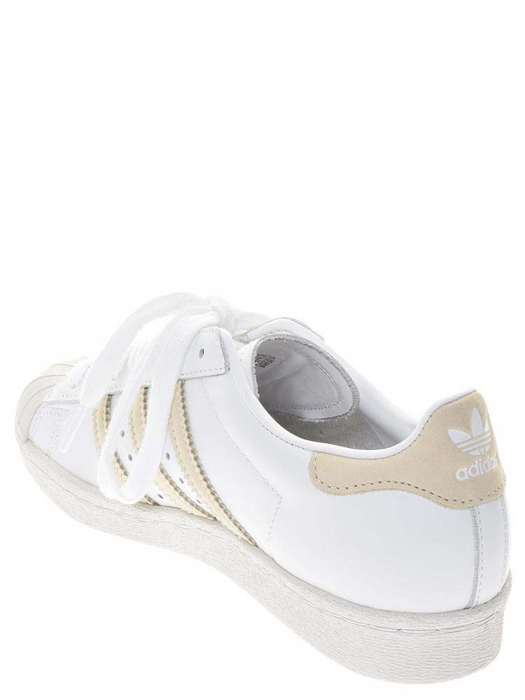 Кеды Adidas (Super Star 80s) унисекс демисезонные, размер 38,5, цвет белый, артикул CG7085 - фото 4