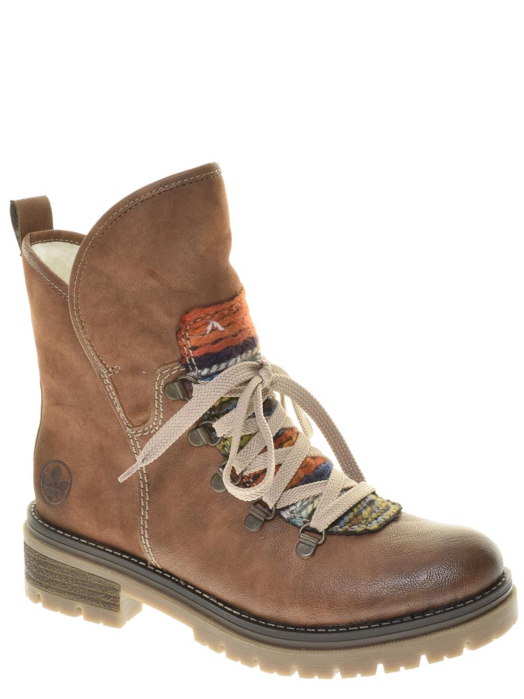 Ботинки Rieker женские зимние, размер 38, цвет коричневый, артикул 70733-22 - фото 1
