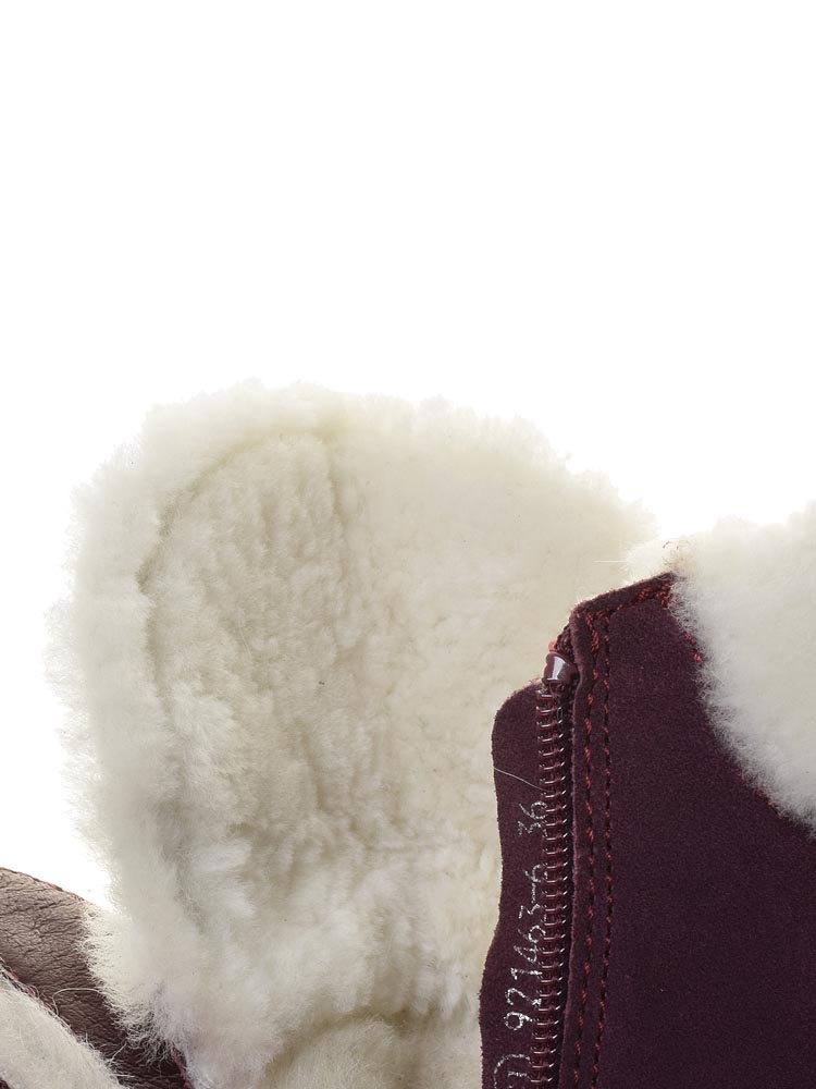 Тофа TOFA ботинки женские зимние, размер 37, цвет бордовый, артикул 921463-6 - фото 6