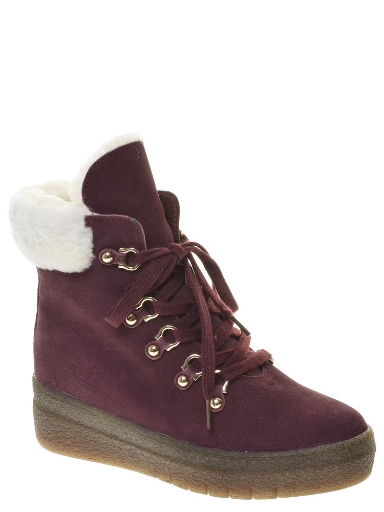Тофа TOFA ботинки женские зимние, размер 40, цвет бордовый, артикул 921463-6 - фото 1