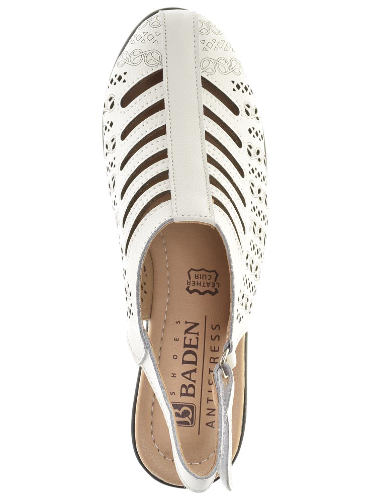 Туфли Baden женские летние, размер 40, цвет белый, артикул HX055-040 - фото 6