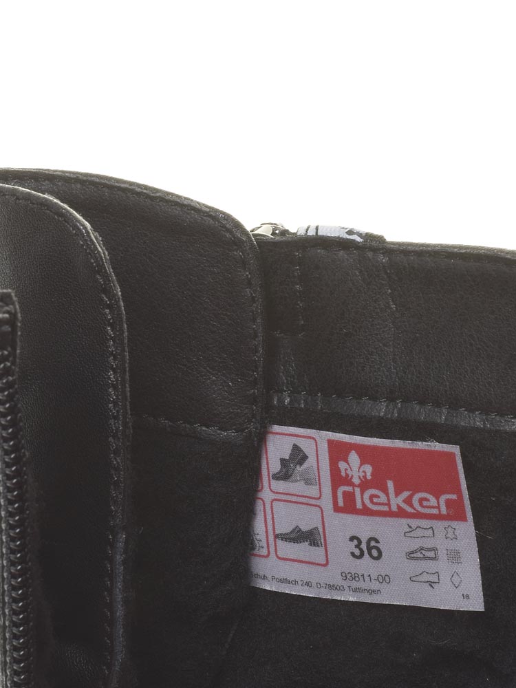 Ботинки Rieker женские зимние, размер 37, цвет черный, артикул 93811-00 - фото 6