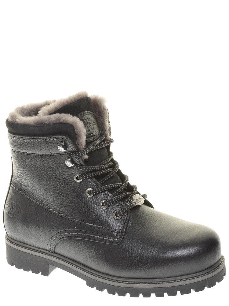 Ботинки Dockers мужские зимние, размер 40, цвет черный, артикул 7437