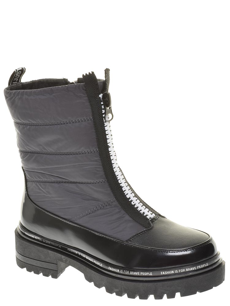 Тофа TOFA ботинки женские зимние, размер 37, цвет серый, артикул 221741-2 - фото 1