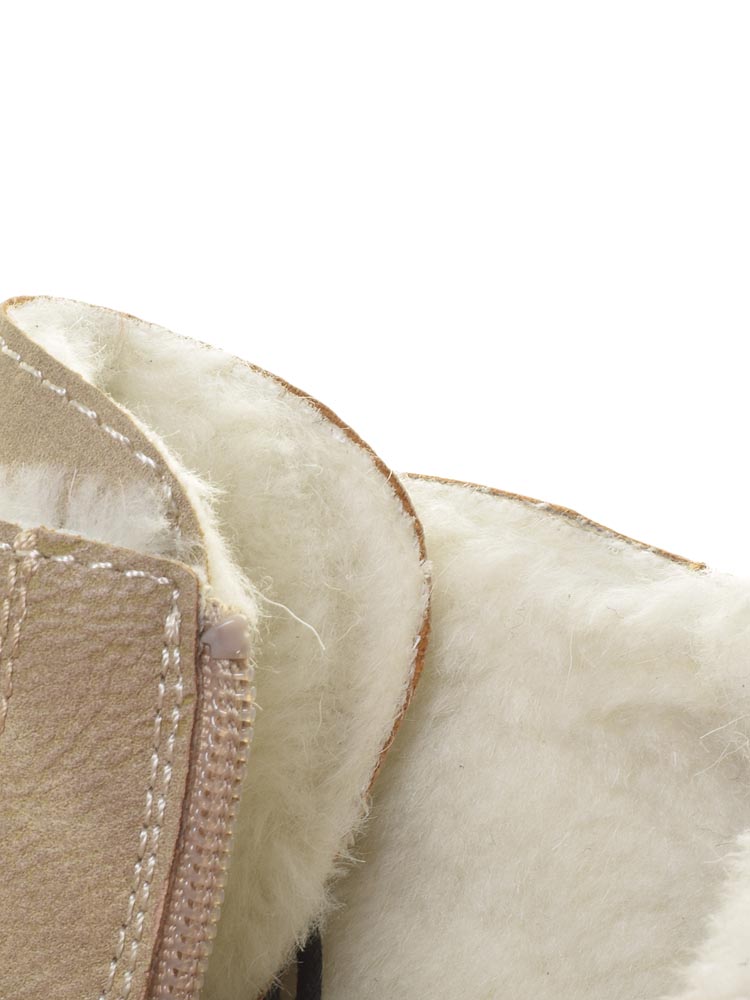 Тофа TOFA ботинки женские зимние, размер 37, цвет бежевый, артикул 225878-6 - фото 6
