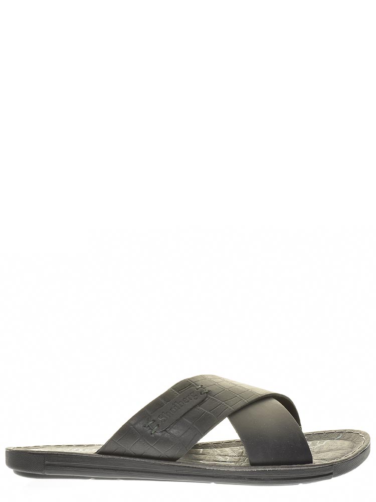 Пантолеты Shoiberg мужские летние, размер 44, цвет черный, артикул 717-12-02-01 - фото 2