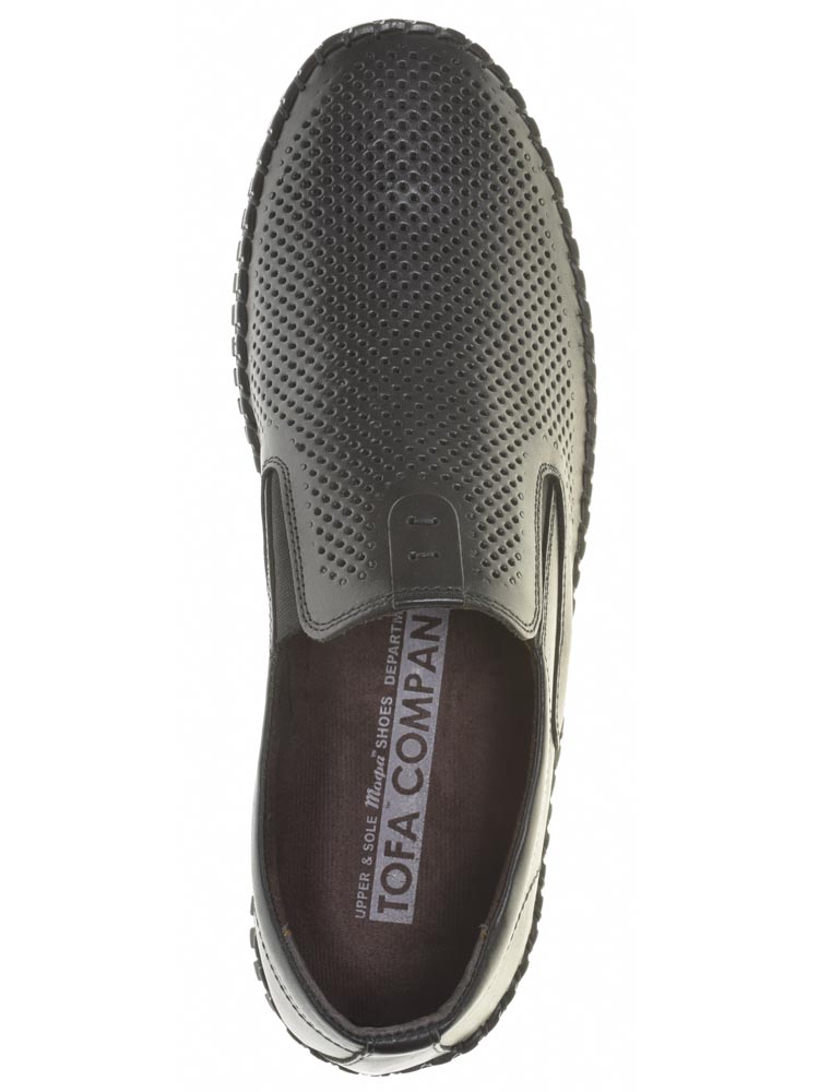 Тофа TOFA туфли мужские летние, размер 41, цвет черный, артикул 119443-5 - фото 6