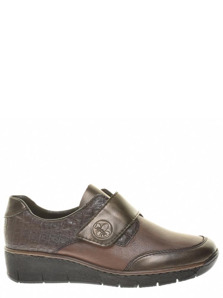 Туфли Rieker женские демисезонные, цвет коричневый, артикул 53750-25