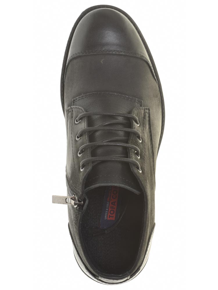 Тофа TOFA ботинки мужские демисезонные, размер 41, цвет черный, артикул 129493-4 - фото 6