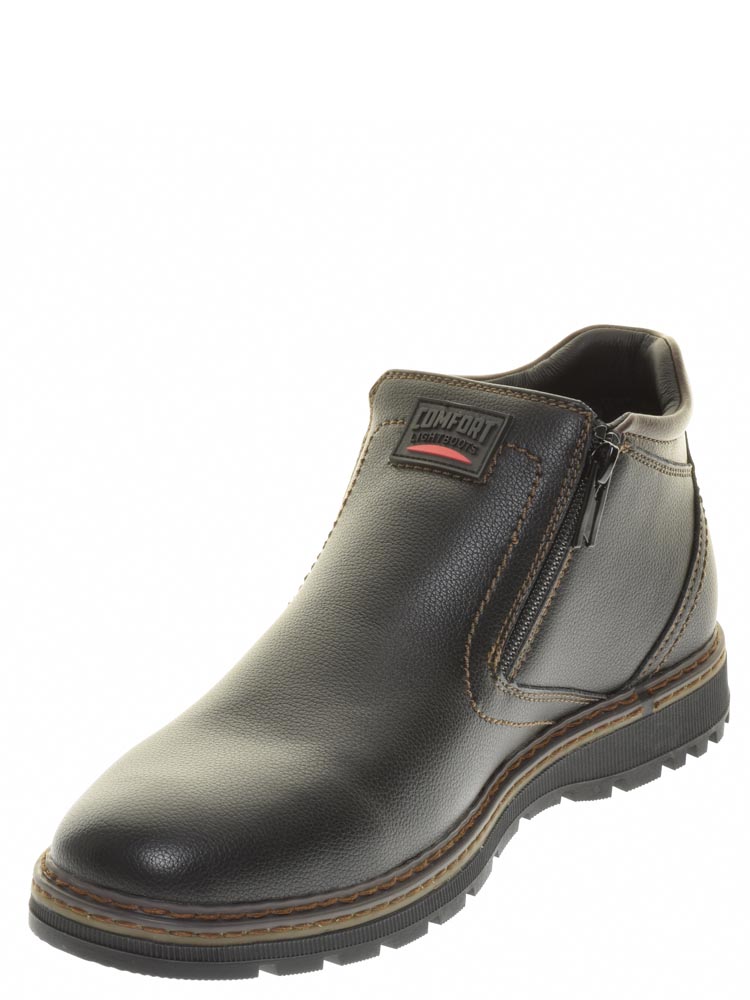 Тофа TOFA ботинки мужские демисезонные, размер 40, цвет черный, артикул 228929-4 - фото 3