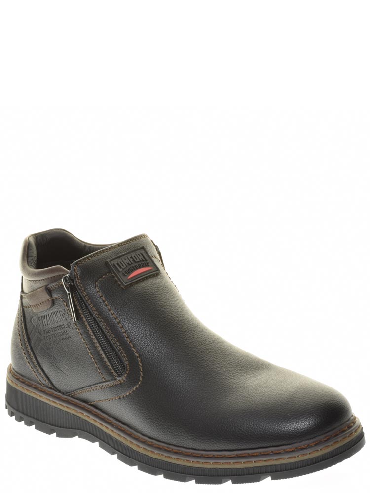 Тофа TOFA ботинки мужские демисезонные, размер 40, цвет черный, артикул 228929-4 - фото 1