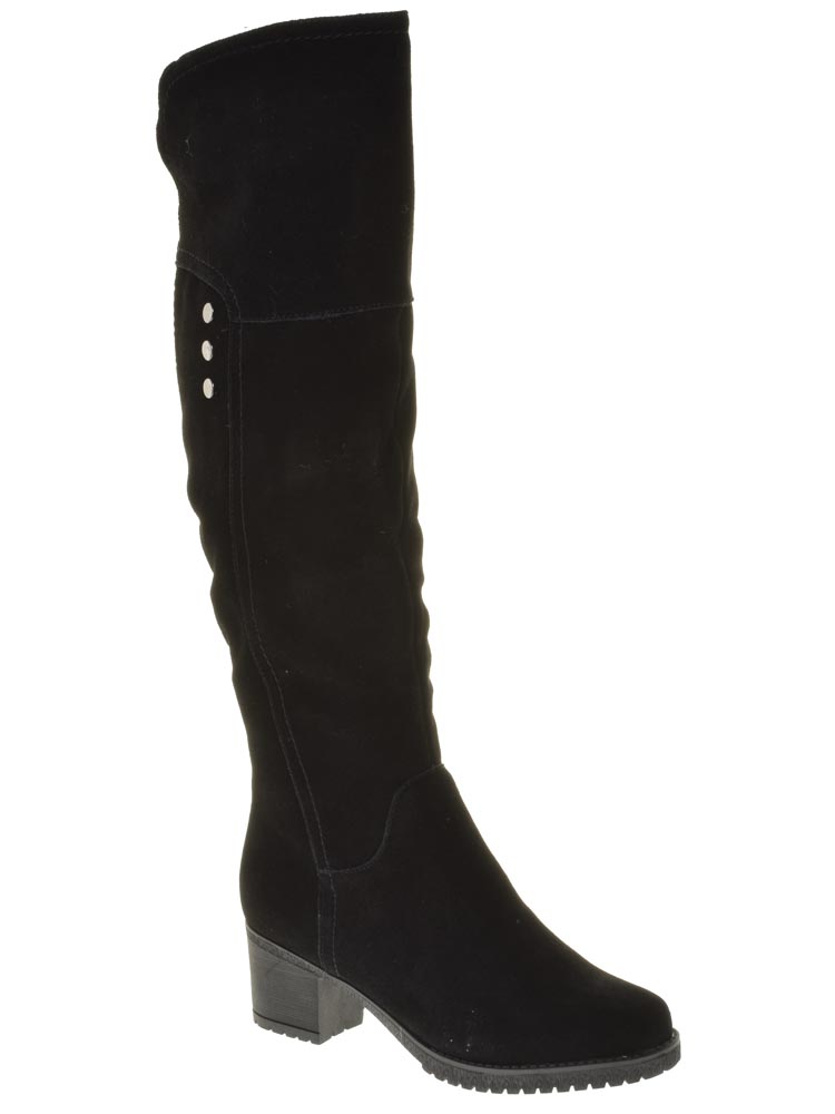 Тофа TOFA ботфорты женские зимние, размер 40, цвет черный, артикул 620088-6 - фото 1