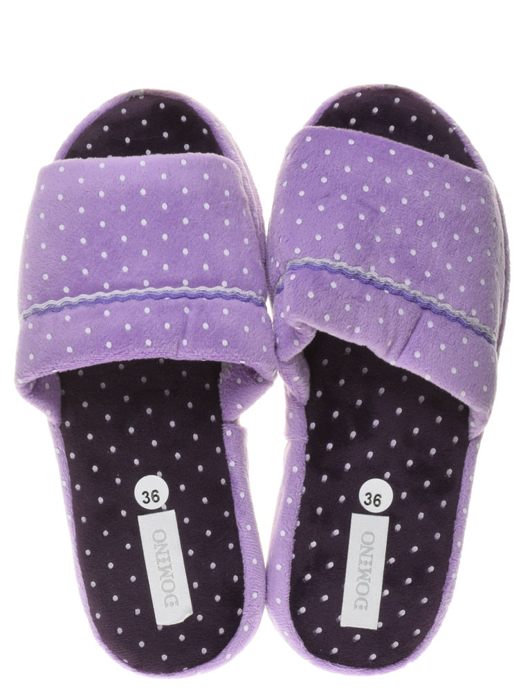 Тапочки Domino (сирень) женские летние, цвет фиолетовый, артикул DLA-2022