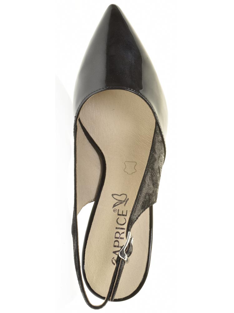 Туфли Caprice женские летние, цвет черный, артикул 9-9-29604-28-019, размер UK - фото 6