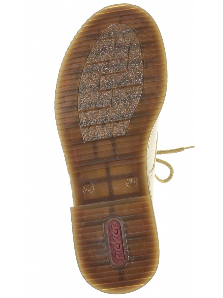 Туфли Rieker женские демисезонные, размер 37, цвет бежевый, артикул 50010-60 - фото 5