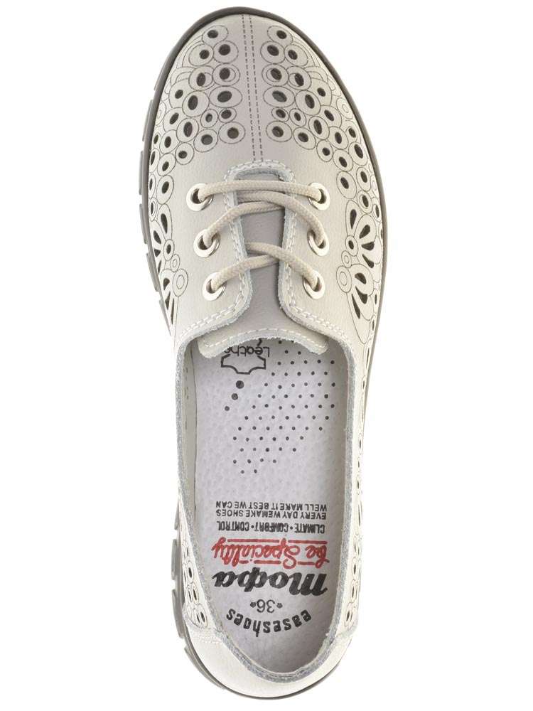 Туфли Тофа женские летние, цвет серый, артикул 111817-5, размер RUS - фото 6