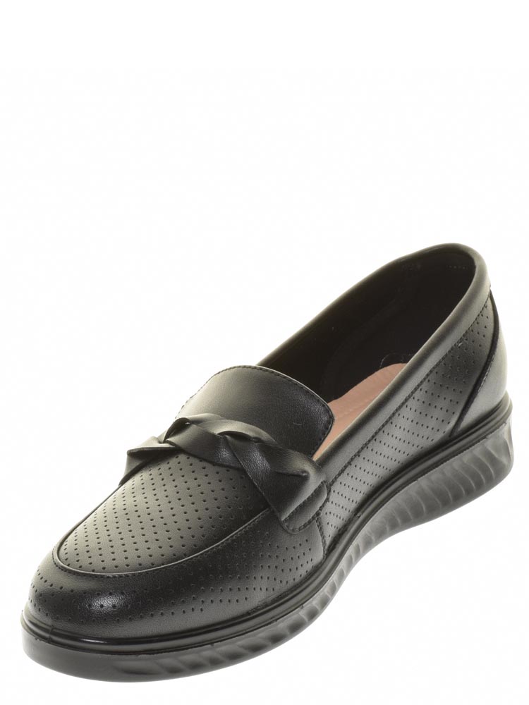 Туфли Shoiberg женские летние, цвет черный, артикул 485-36-01-01, размер RUS - фото 3