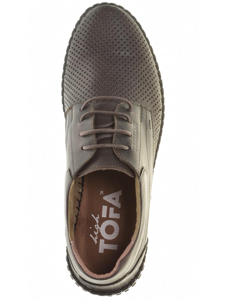 Тофа TOFA туфли мужские летние, размер 43, цвет коричневый, артикул 119455-8 - фото 6