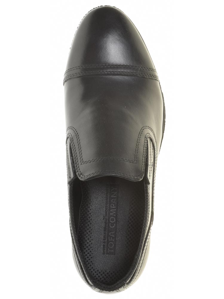 Тофа TOFA туфли мужские демисезонные, размер 42, цвет черный, артикул 219284-5 - фото 6