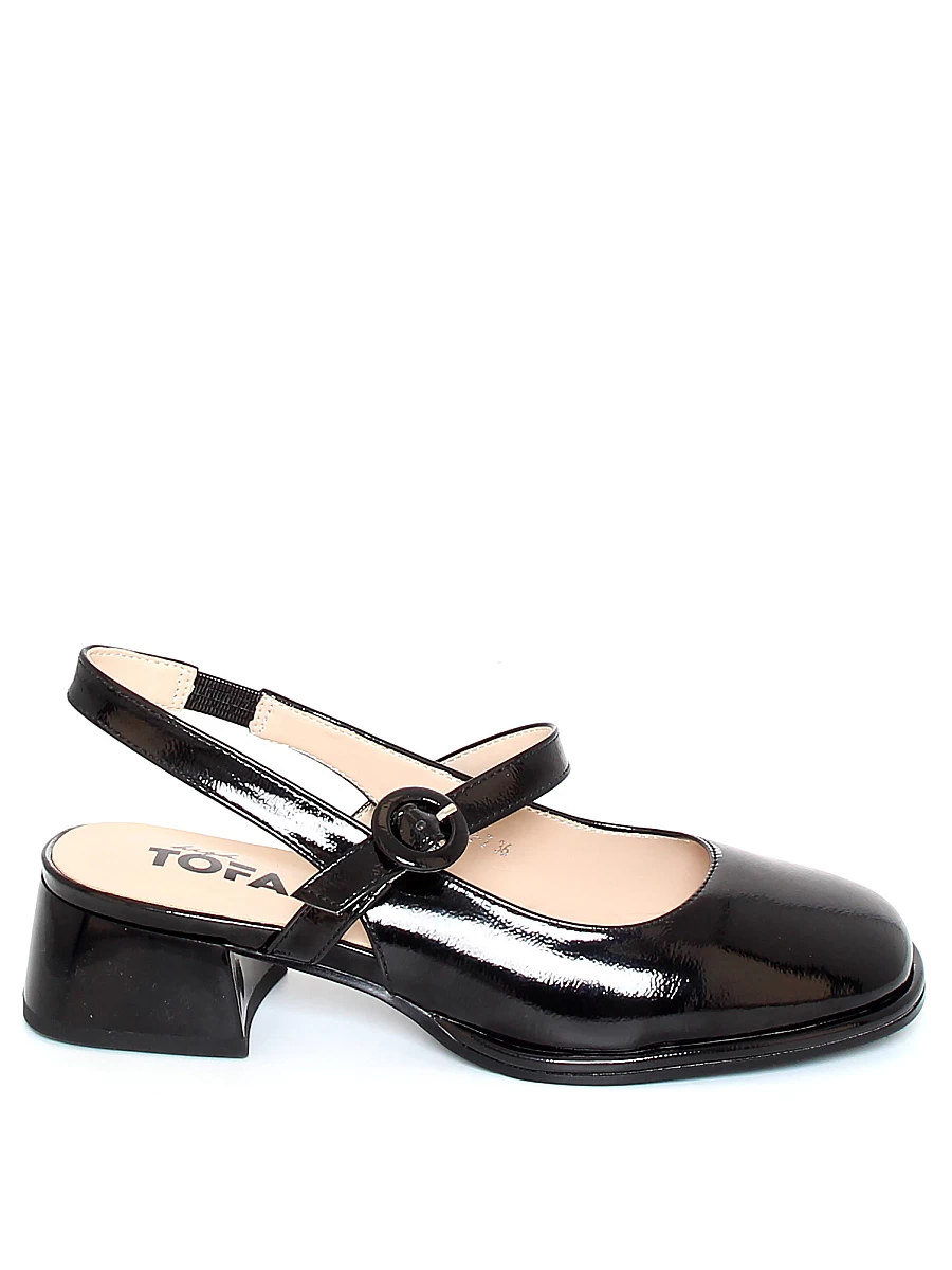 Туфли Тофа женские летние, цвет черный, артикул 702939-7