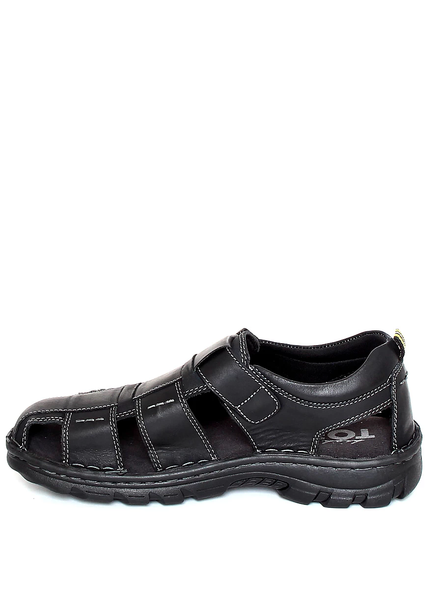 Туфли Тофа мужские летние, цвет черный, артикул 509957-8 - фото 5