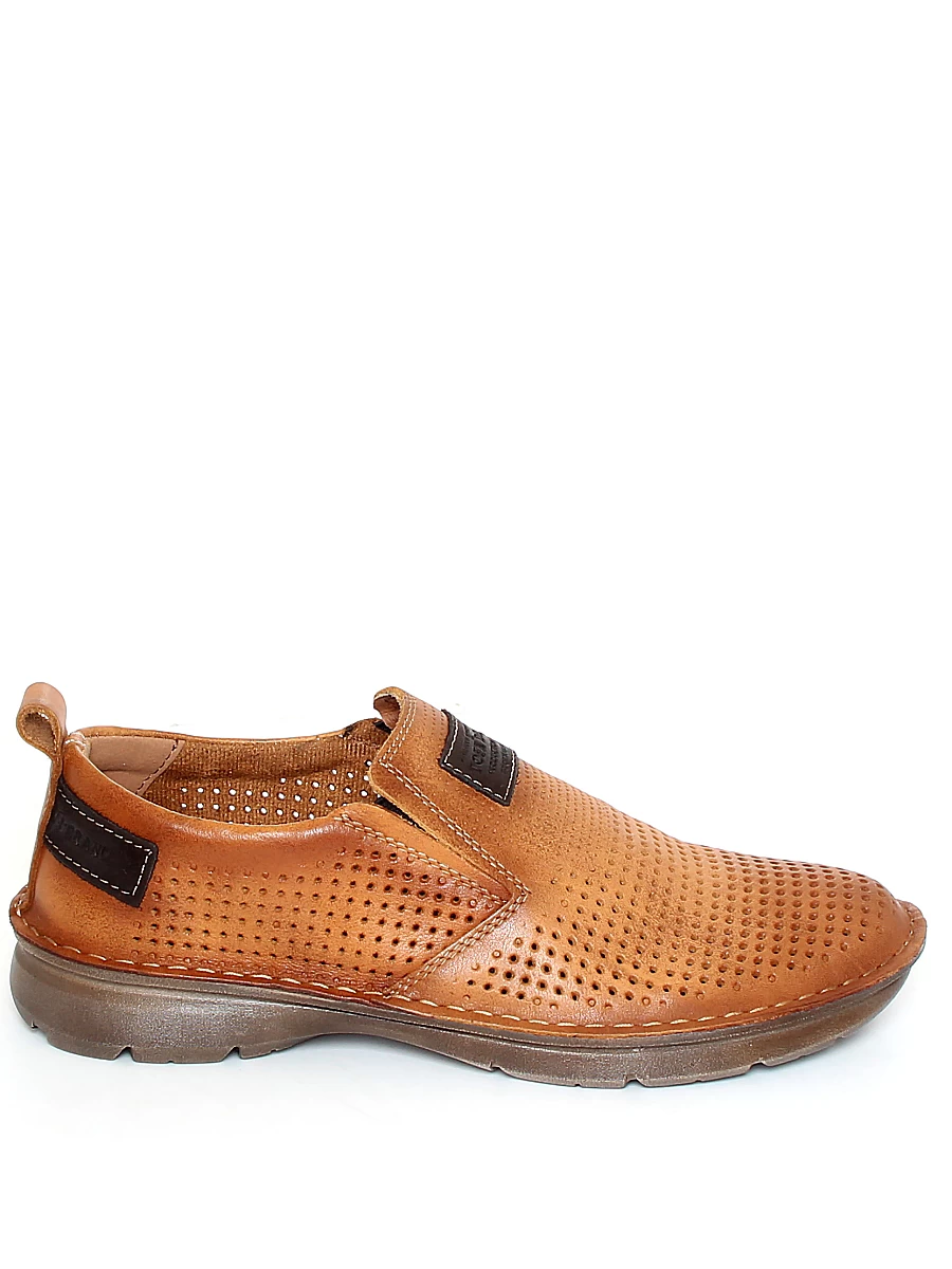 Туфли Тофа мужские летние, цвет коричневый, артикул 219337-8