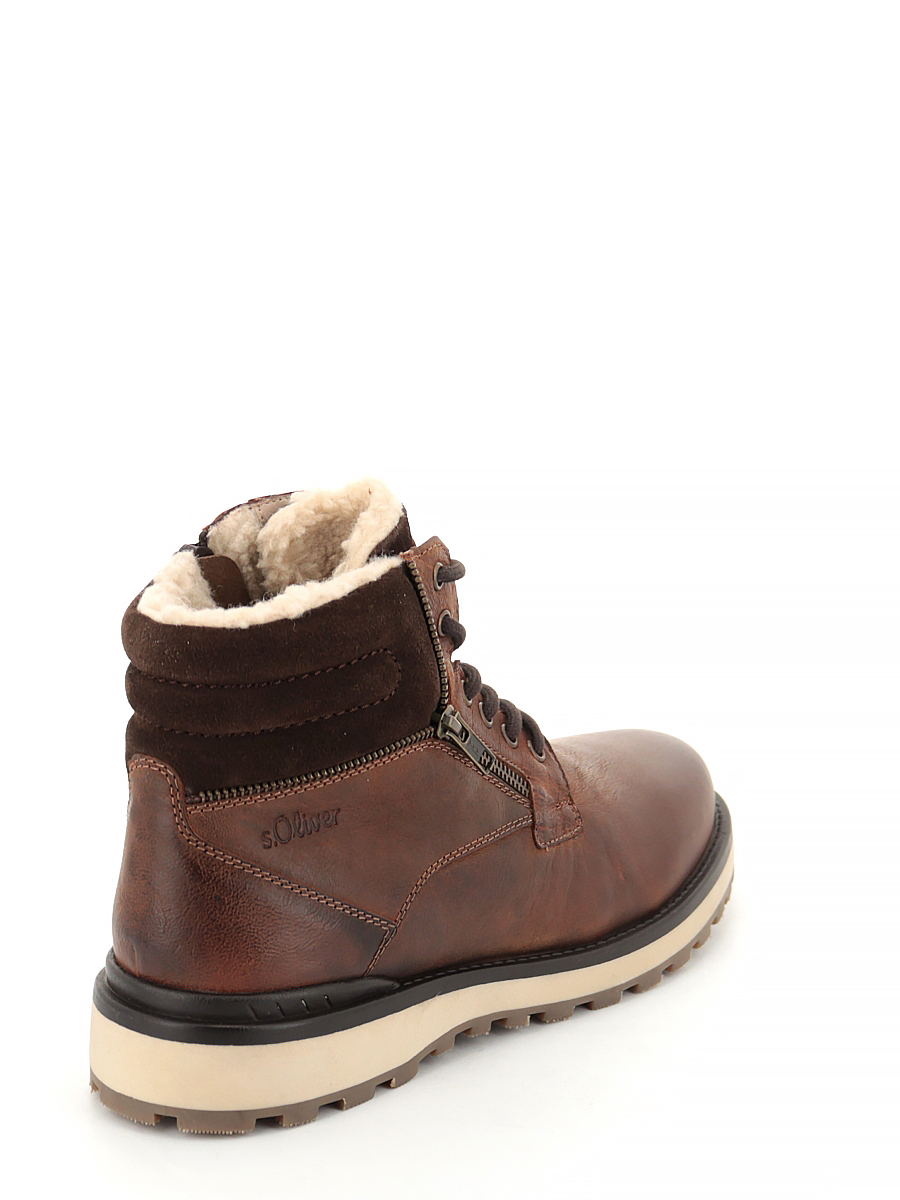 Ботинки sOliver мужские зимние, размер 41, цвет коричневый, артикул 5-16219-41-305 - фото 8