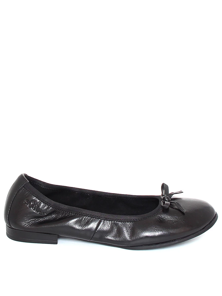Туфли sOliver женские демисезонные, цвет черный, артикул 5-22103-42-022