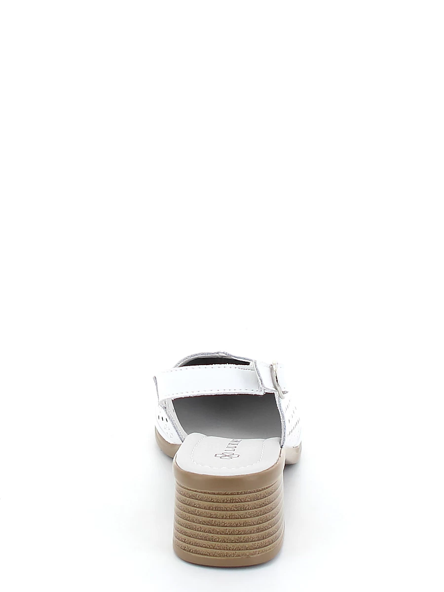 Туфли Lukme женские летние, цвет белый, артикул 31F4-17-012 - фото 7